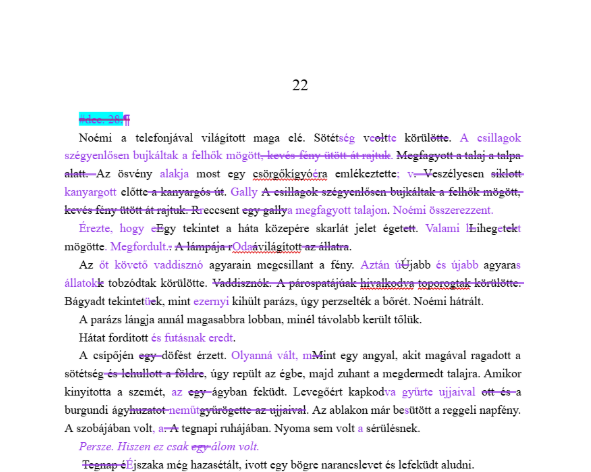 A fenyves szerkesztés alatt nagyjából így nézett ki. Ha ilyet láttok, ne essetek kétségbe.